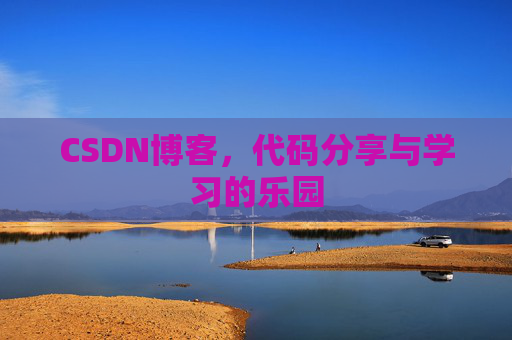 CSDN博客，代码分享与学习的乐园